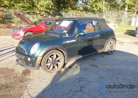 2008 Mini Cooper S z USA, uszkodzony, nr VIN WMWRH33518TL96777